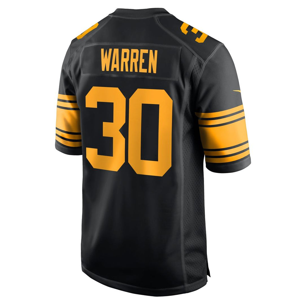 Pittsburgh Steelers Jaylen Warren Black Alternate Game Jersey