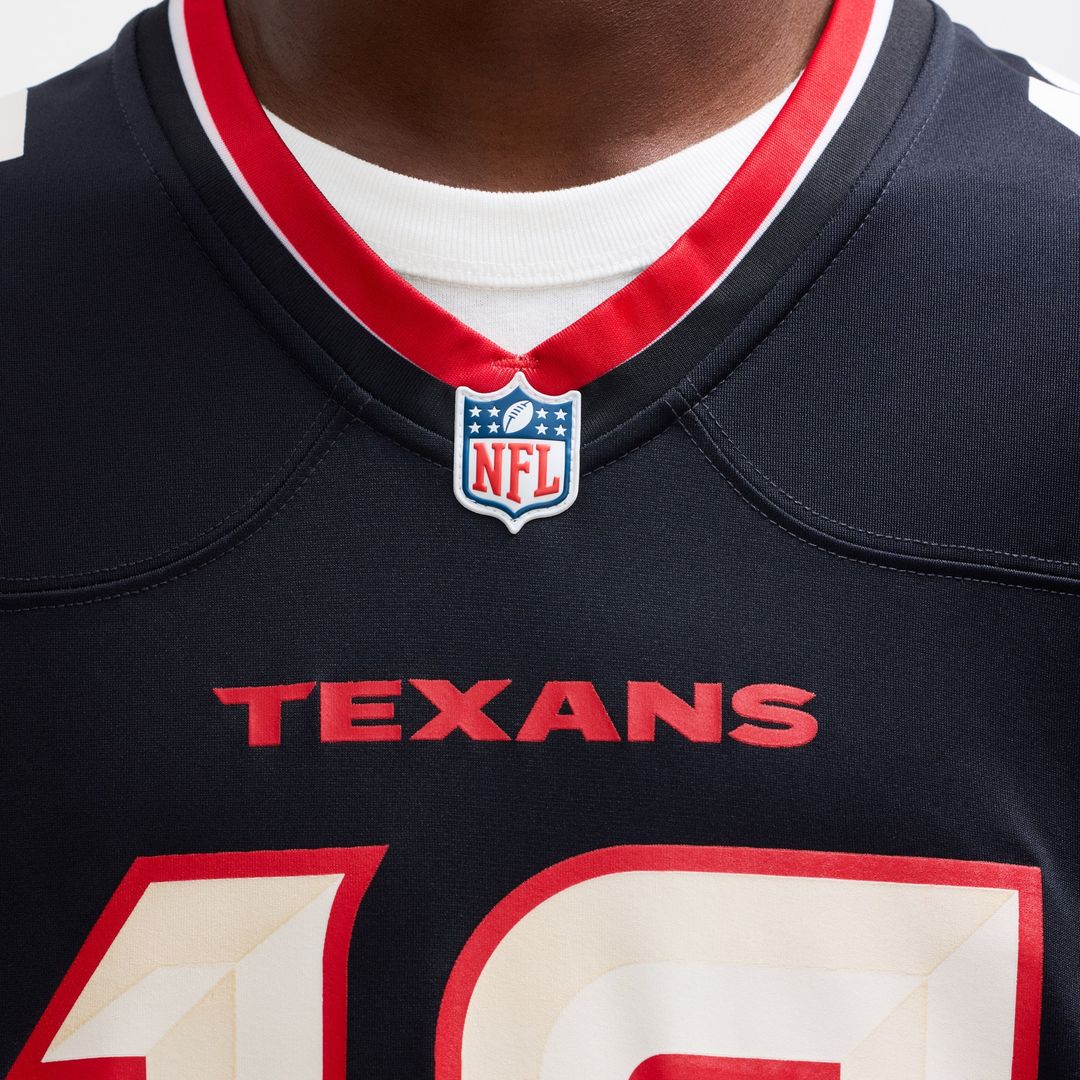Houston Texans Nico Collins White Game Jersey