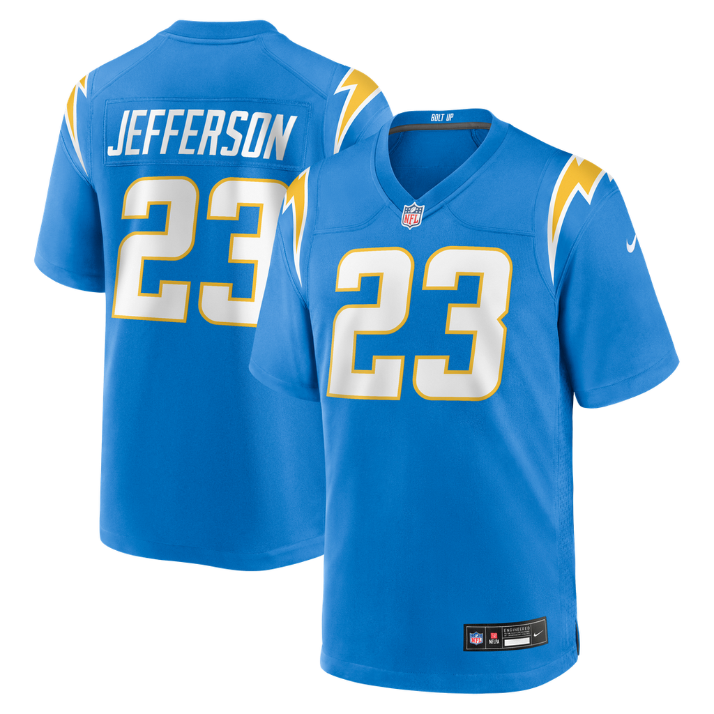 Los Angeles Chargers Tony Jefferson Powder Blue Team Game Jersey