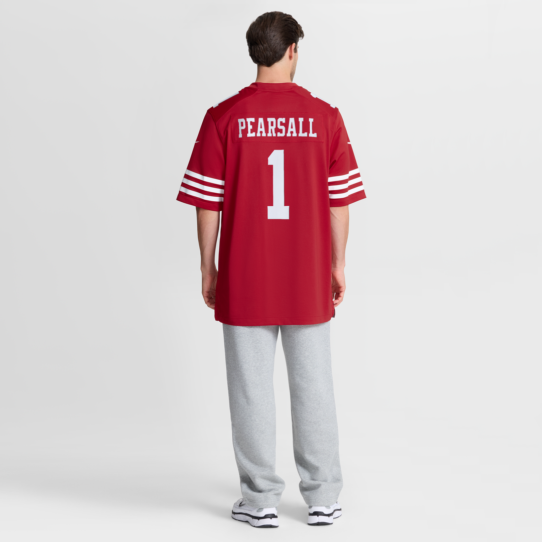 San Francisco 49ers Ricky Pearsall Scarlet Team Game Jersey