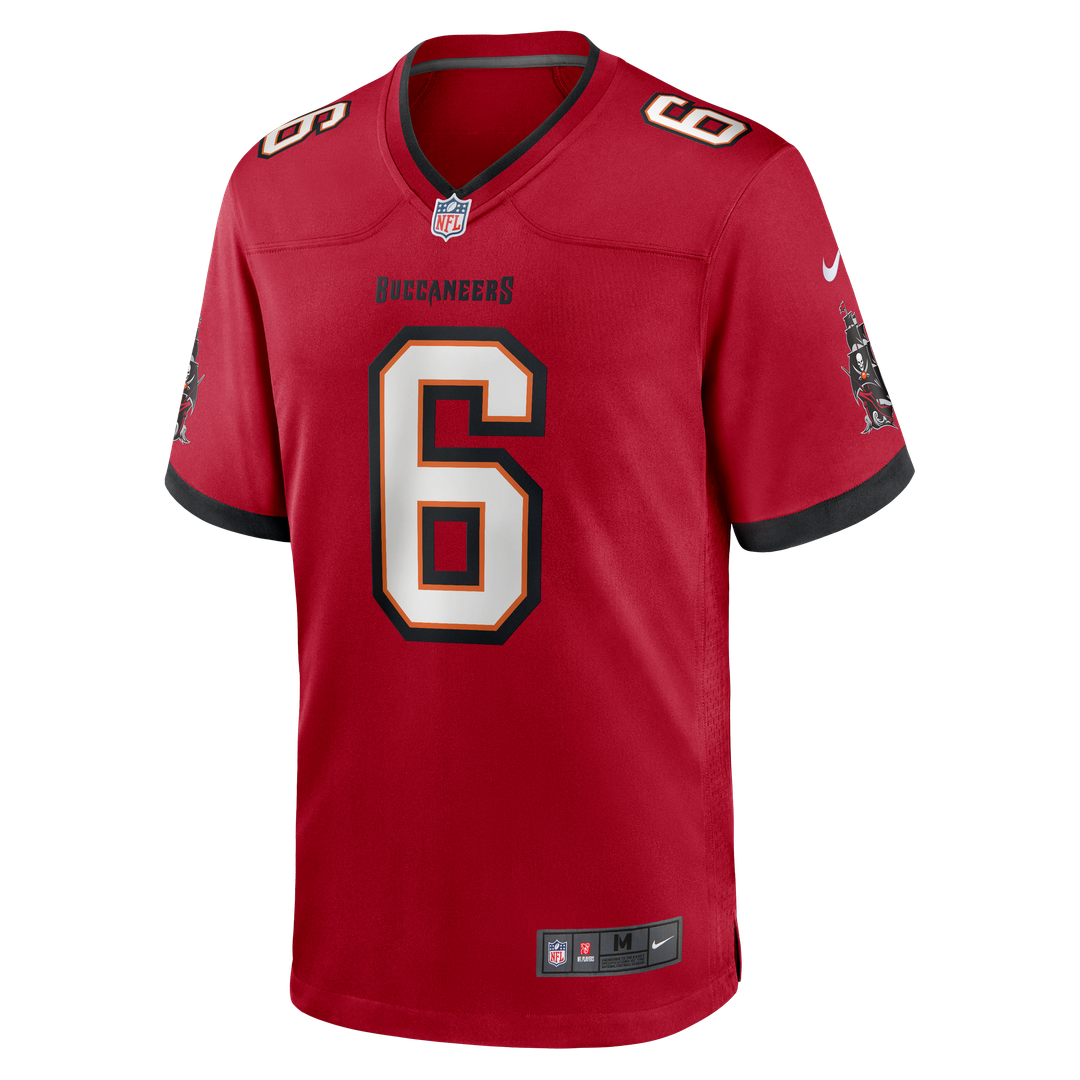Tampa Bay Buccaneers Baker Mayfield Pewter Alternate Game Player Jersey