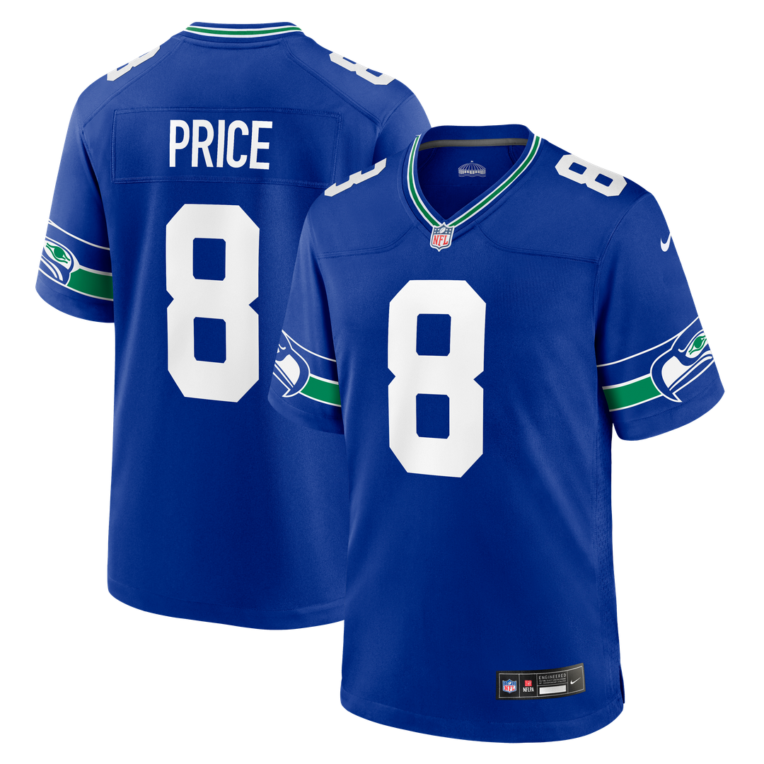 Seattle Seahawks Jadarian Price Royal Alternate Game Jersey