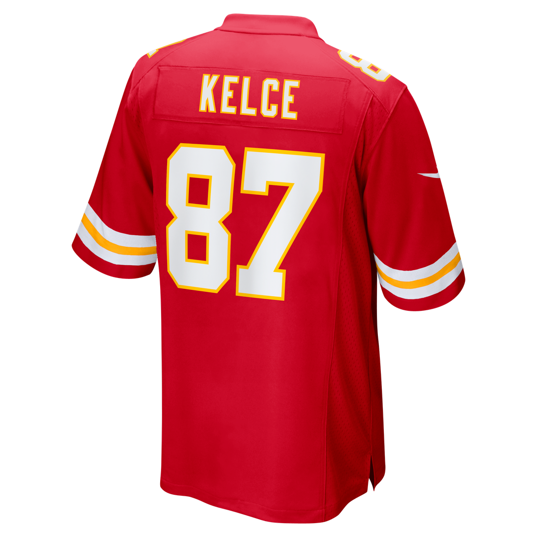 Kansas City Chiefs Travis Kelce Red Game Jersey