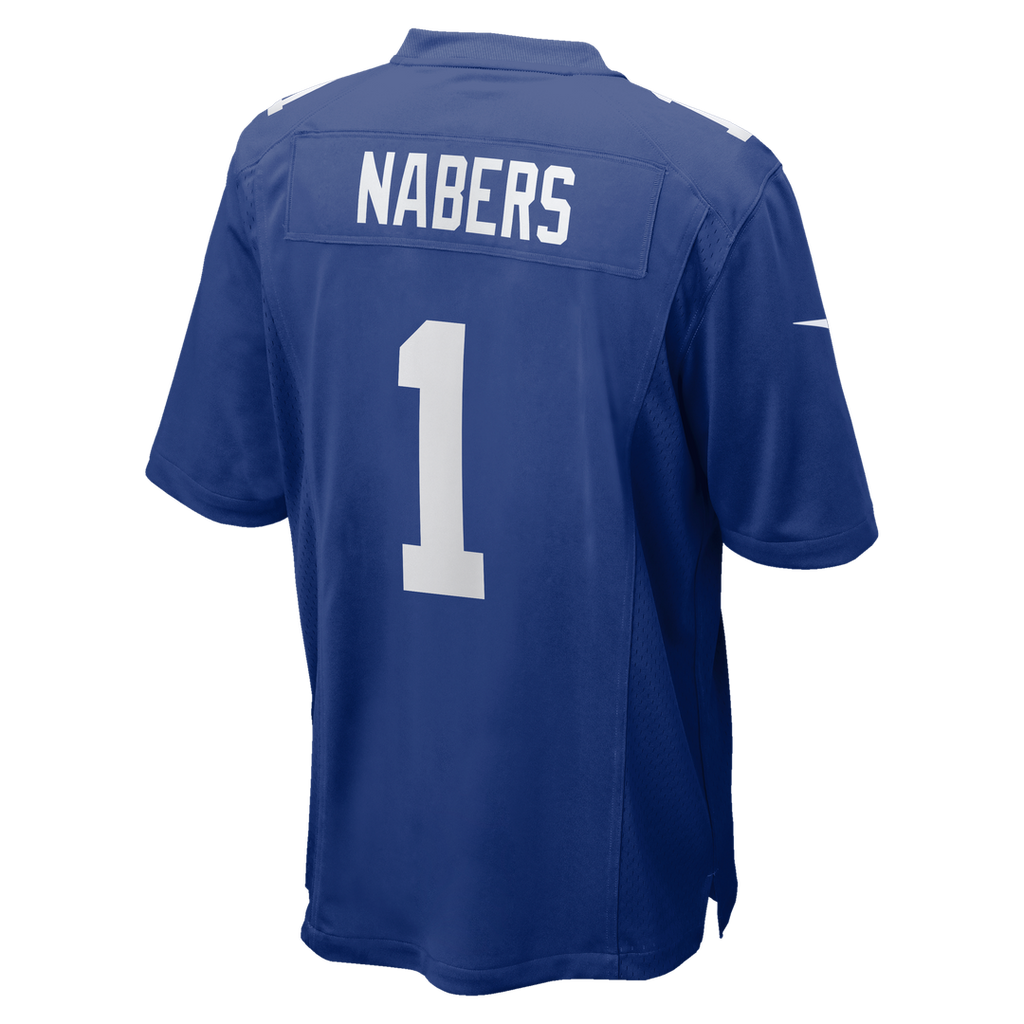 New York Giants Malik Nabers Century Red Alternate Game Jersey