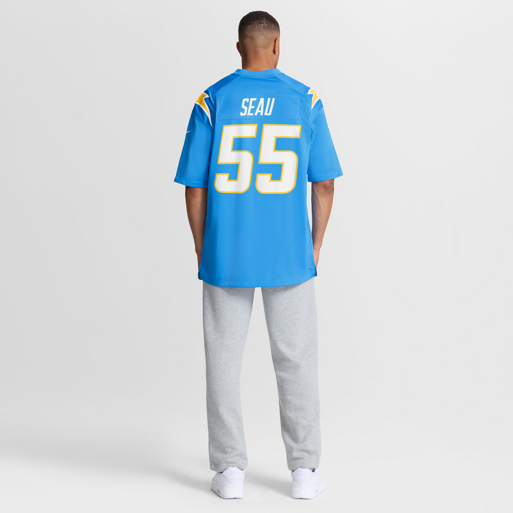 Los Angeles Chargers Junior Seau Powder Blue Game Retired Player Jersey