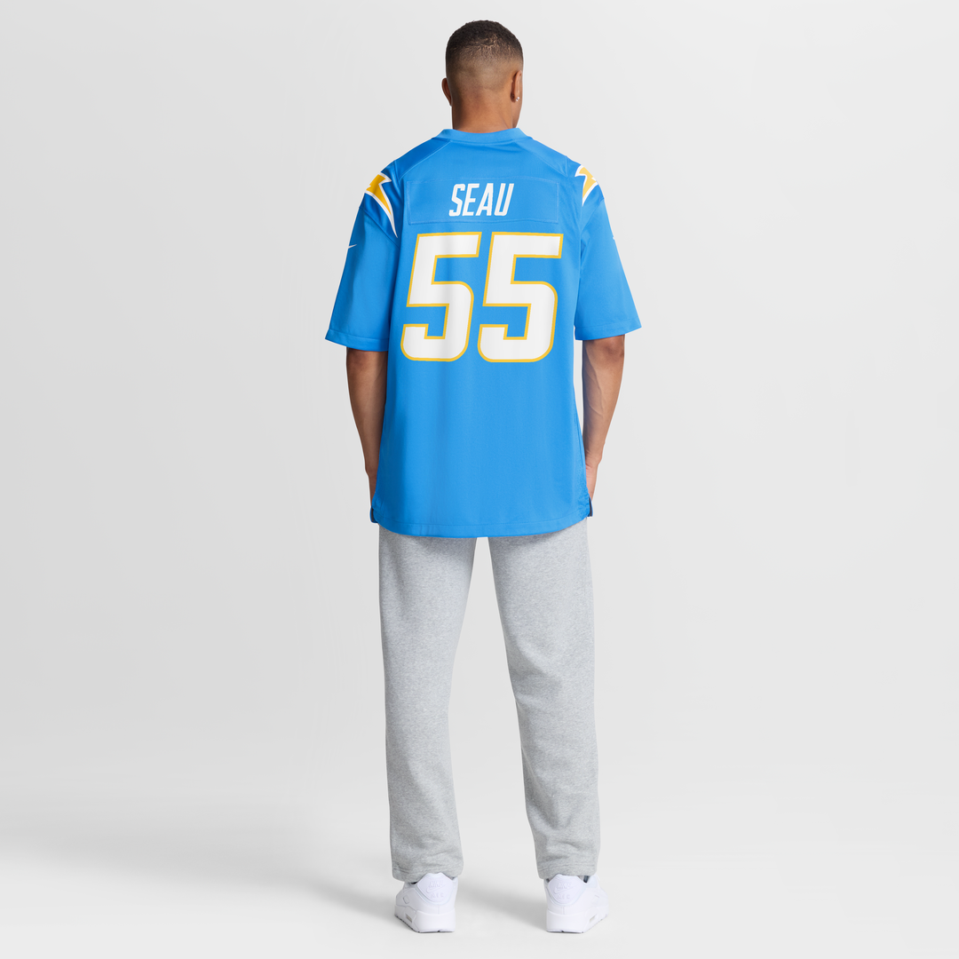Los Angeles Chargers Junior Seau Powder Blue Game Retired Player Jersey