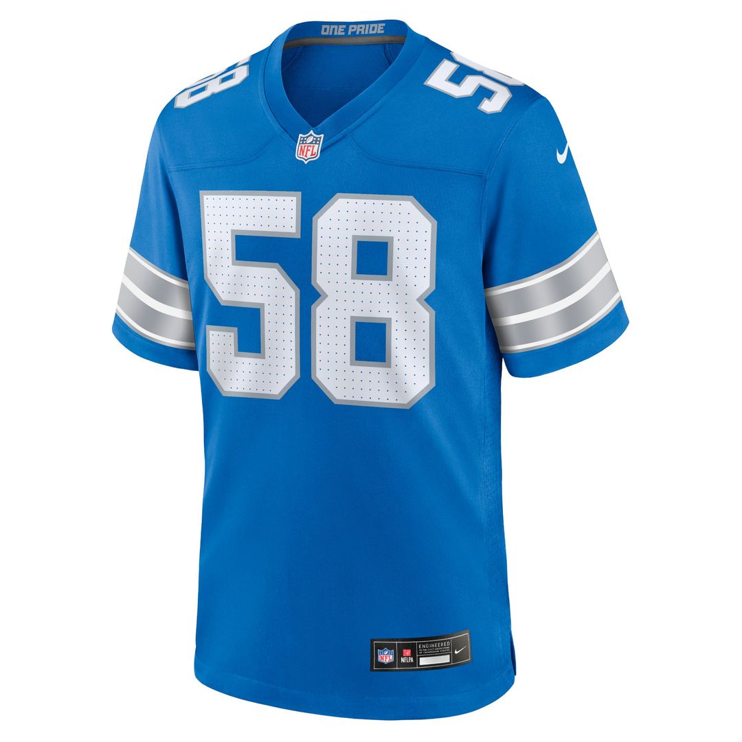 Detroit Lions Penei Sewell White Game Jersey