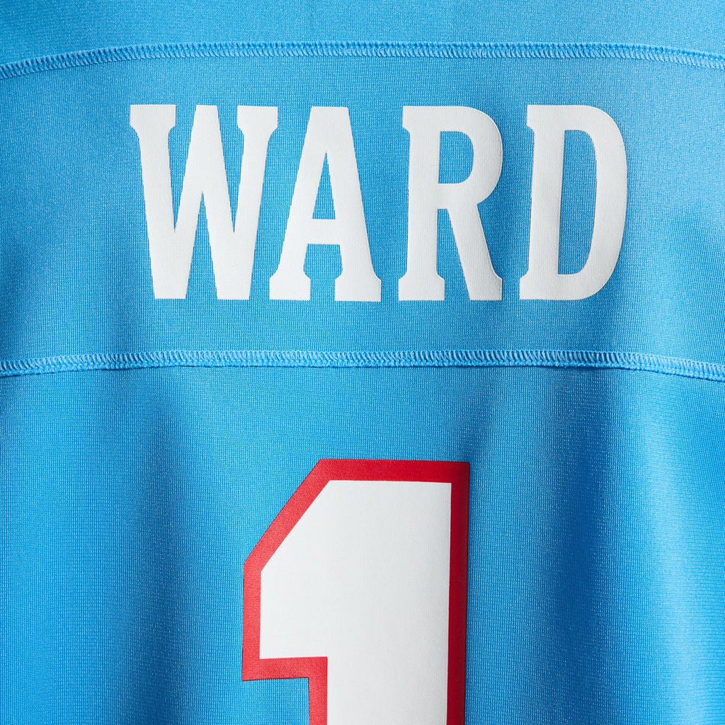 Tennessee Titans Cameron Ward Light Blue Game Jersey
