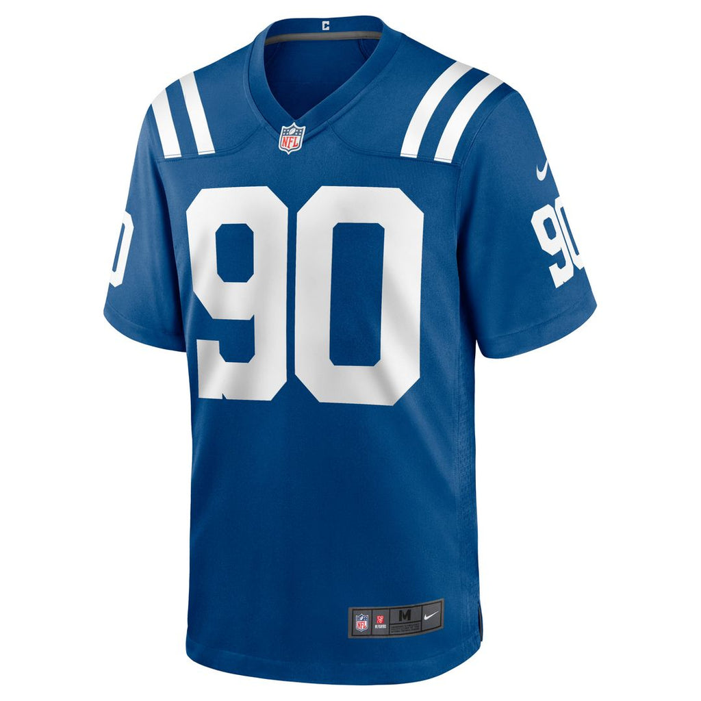 Indianapolis Colts Grover Stewart Blue Alternate Game Jersey