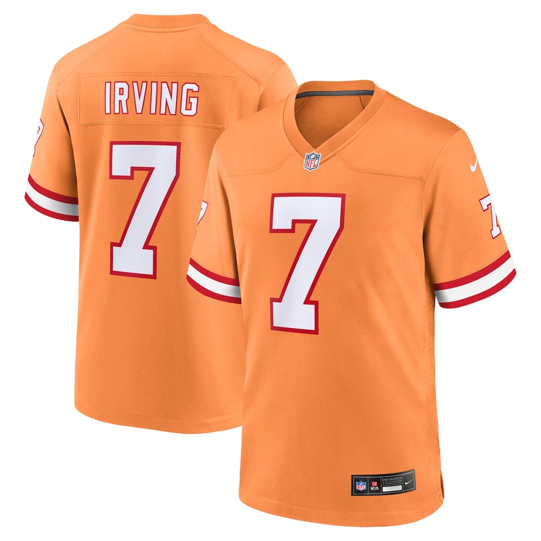 Tampa Bay Buccaneers Bucky Irving Pewter Alternate Game Jersey