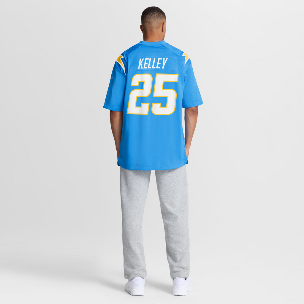 Los Angeles Chargers Joshua Kelley Powder Blue Game Jersey