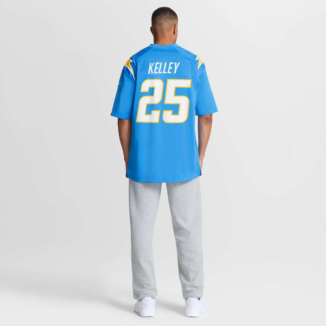 Los Angeles Chargers Joshua Kelley Powder Blue Game Jersey