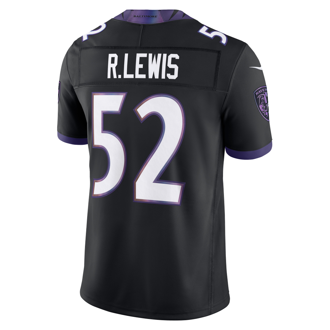 Baltimore Ravens Ray Lewis Purple Vapor F.U.S.E. Stitched Retired Limited Jersey