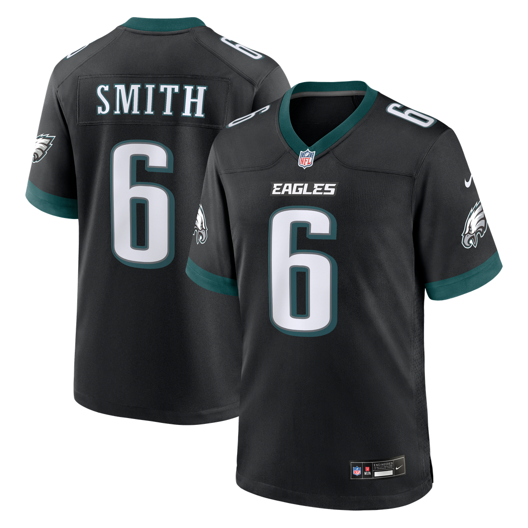 Philadelphia Eagles DeVonta Smith White Game Jersey