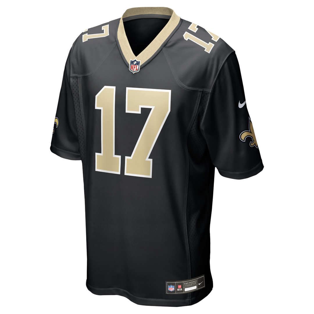 New Orleans Saints Trey Palmer Black Team Game Jersey