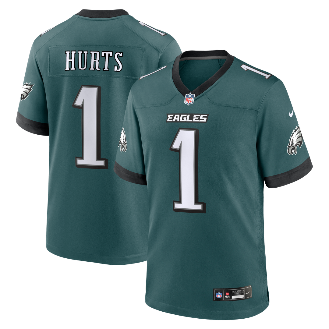 Philadelphia Eagles Jalen Hurts Black Alternate Game Jersey