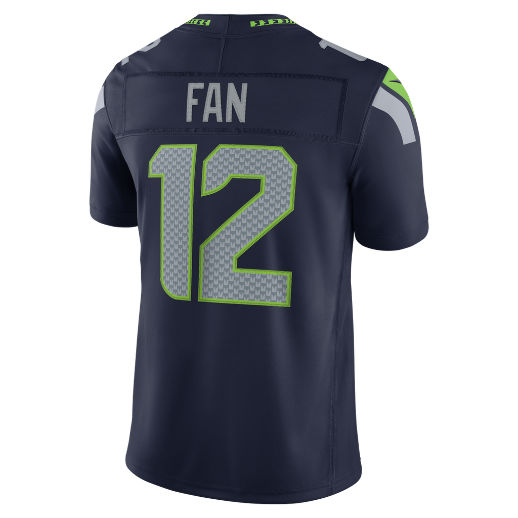 Seattle Seahawks 12s Royal Alternate Vapor F.U.S.E. Stitched Limited Jersey