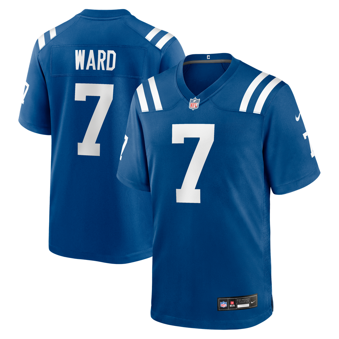 Indianapolis Colts Charvarius Ward Royal Team Game Jersey