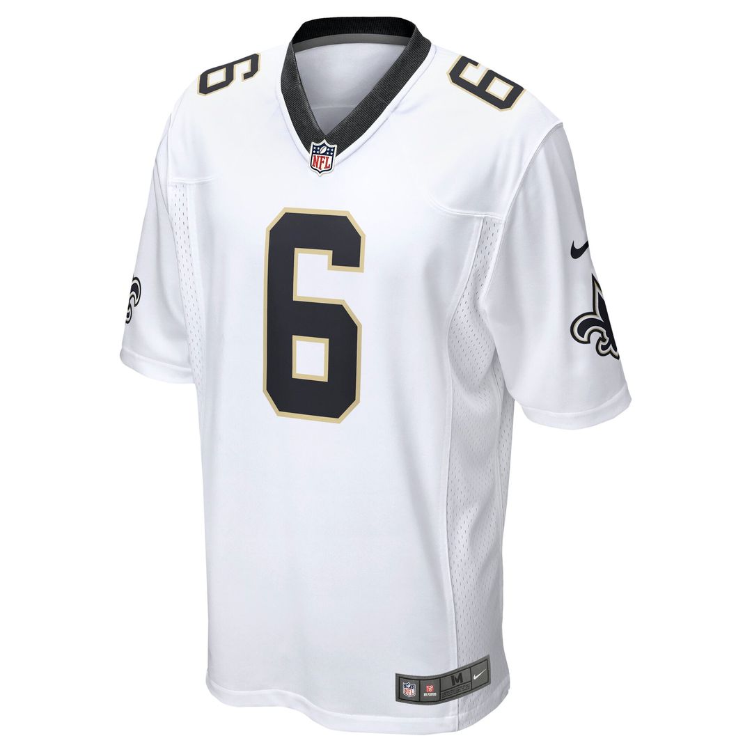 New Orleans Saints Tyler Shough White Game Player Jersey