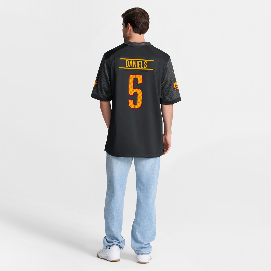 Washington Commanders Jayden Daniels Black Alternate Game Player Jersey