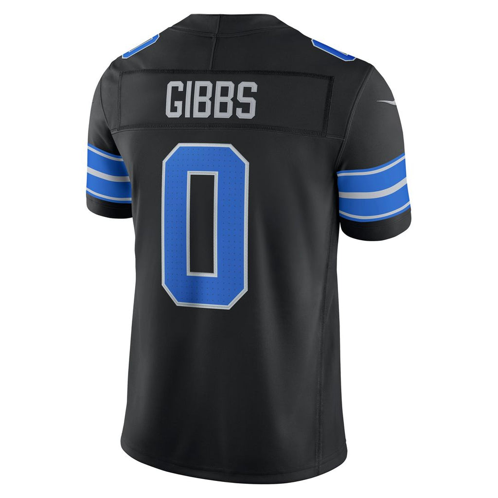 Detroit Lions Jahmyr Gibbs White Vapor F.U.S.E. Stitched Limited Jersey