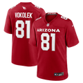 Arizona Cardinals Travis Vokolek Cardinal Team Game Jersey