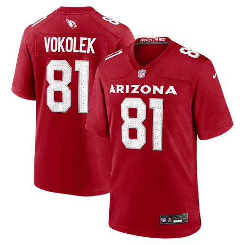 Arizona Cardinals Travis Vokolek Cardinal Team Game Jersey