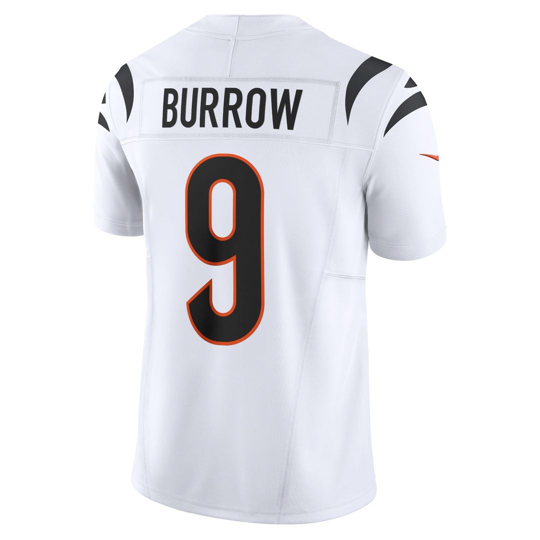 Cincinnati Bengals Joe Burrow White Vapor F.U.S.E. Limited Jersey