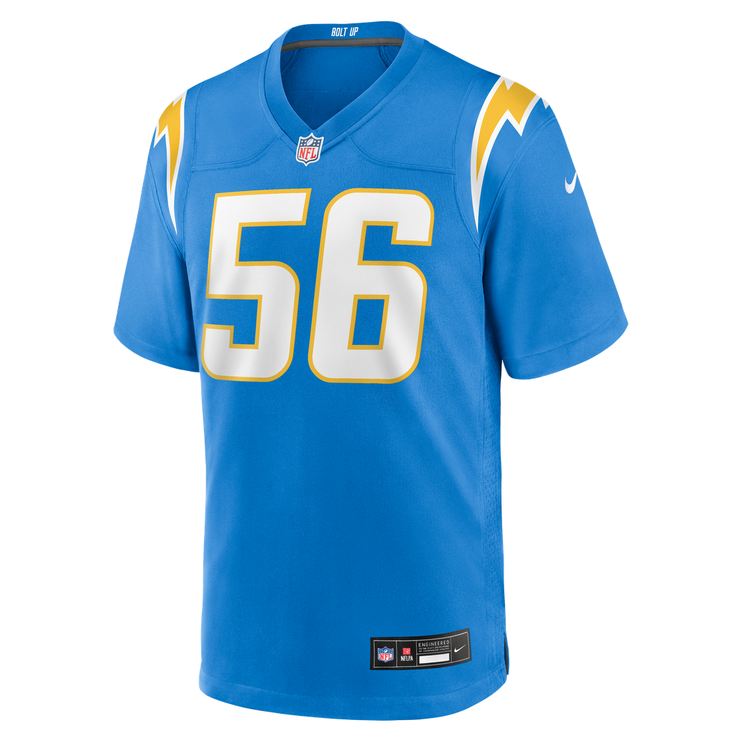 Los Angeles Chargers Shawne Merriman Powder Blue Game Retired Player Jersey