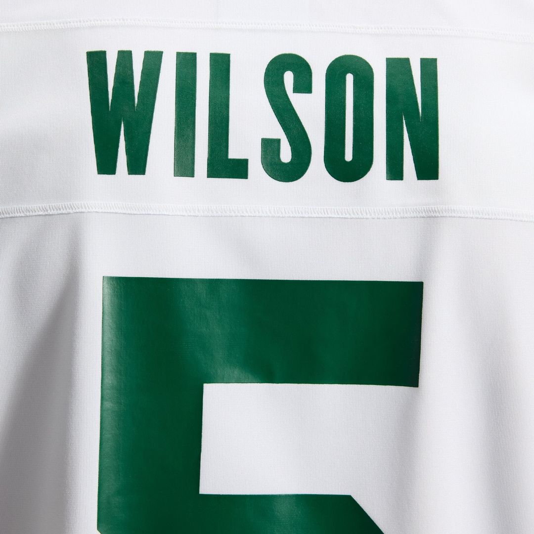 New York Jets Garrett Wilson Legacy Black Alternate Game Jersey