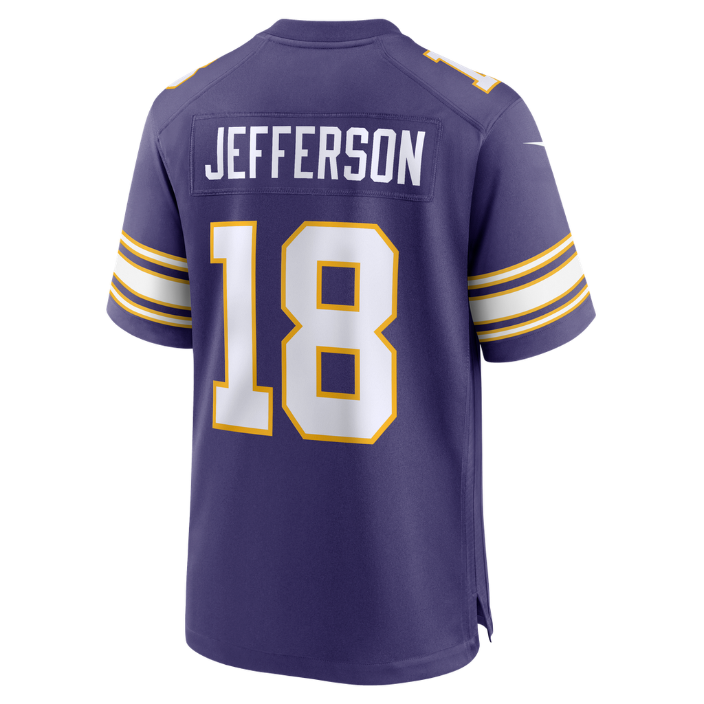 Minnesota Vikings Justin Jefferson Purple Classic Player Game Jersey
