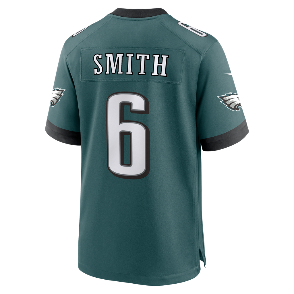 Philadelphia Eagles DeVonta Smith White Game Jersey