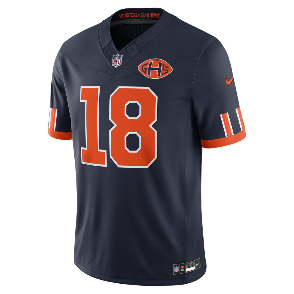 Chicago Bears Caleb Williams Navy 2026 Rivalries Collection Stitched Limited Jersey