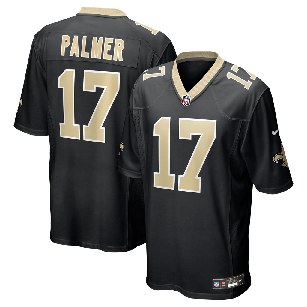 New Orleans Saints Trey Palmer Black Team Game Jersey