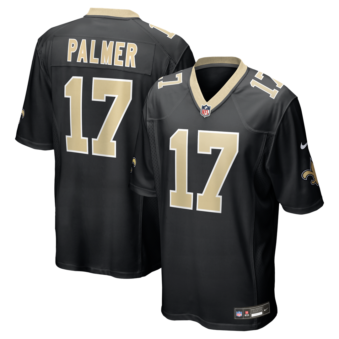 New Orleans Saints Trey Palmer Black Team Game Jersey