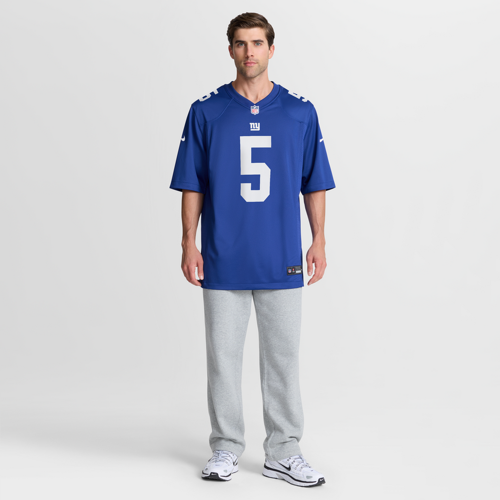New York Giants Kayvon Thibodeaux Royal Player Game Jersey