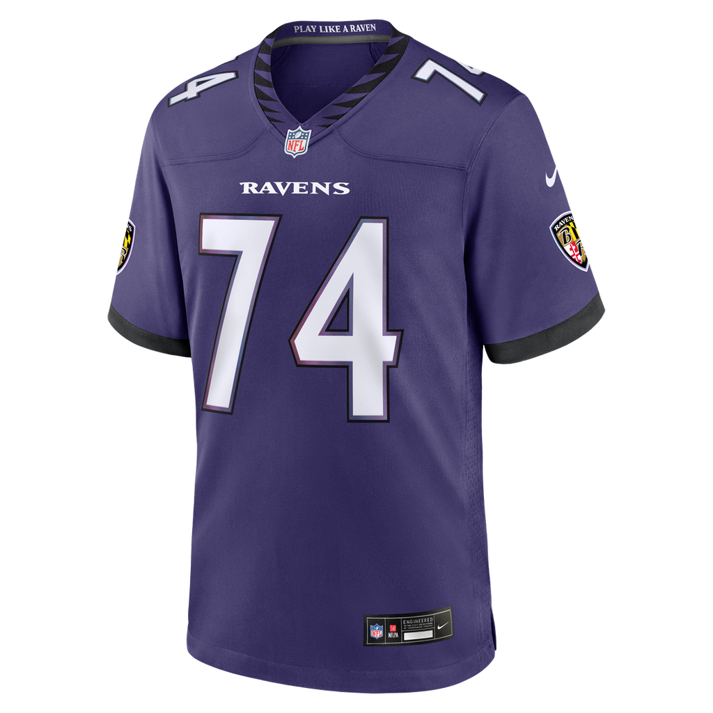 Baltimore Ravens John Simpson Purple Team Game Jersey
