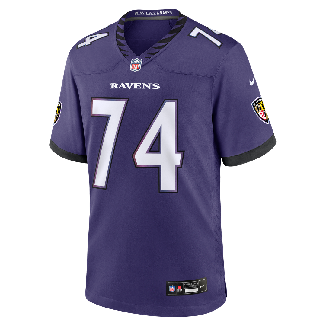 Baltimore Ravens John Simpson Purple Team Game Jersey
