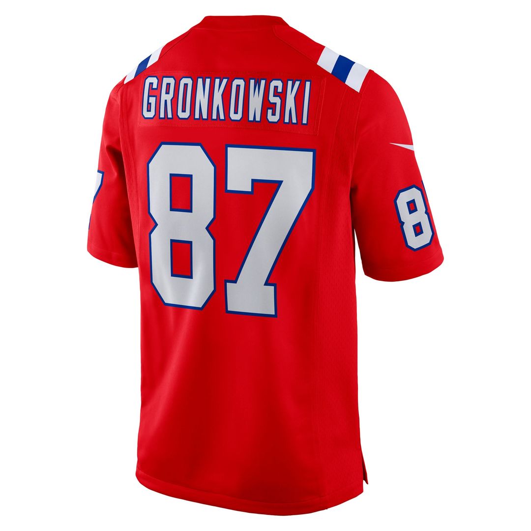 New England Patriots Rob Gronkowski Navy Team Retired Player Game Jersey