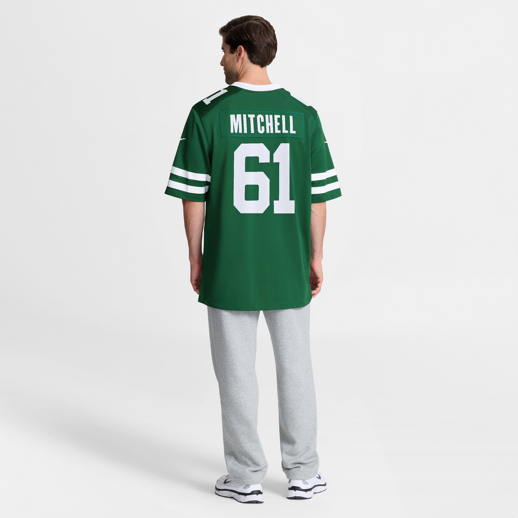 New York Jets Max Mitchell Legacy Green Team Game Jersey