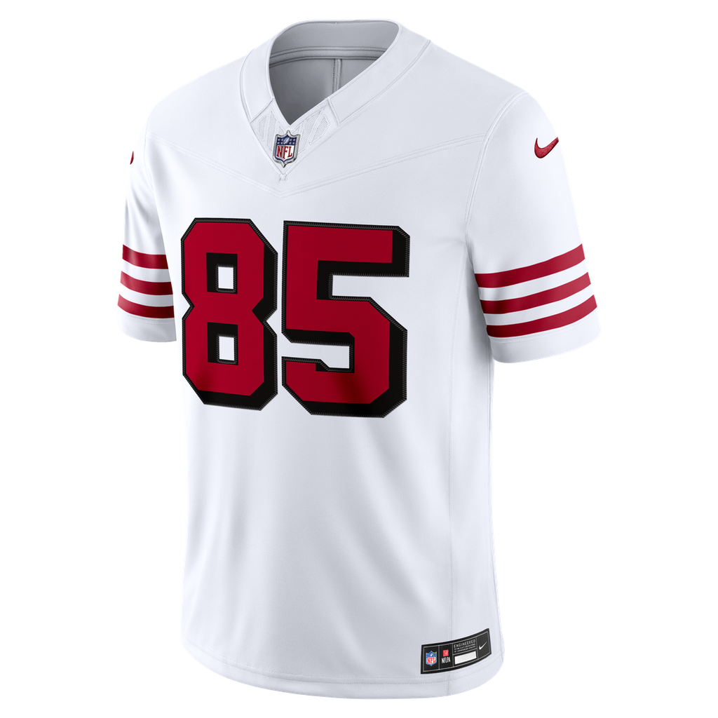 San Francisco 49ers George Kittle Scarlet Team Vapor F.U.S.E. Stitched Limited Jersey