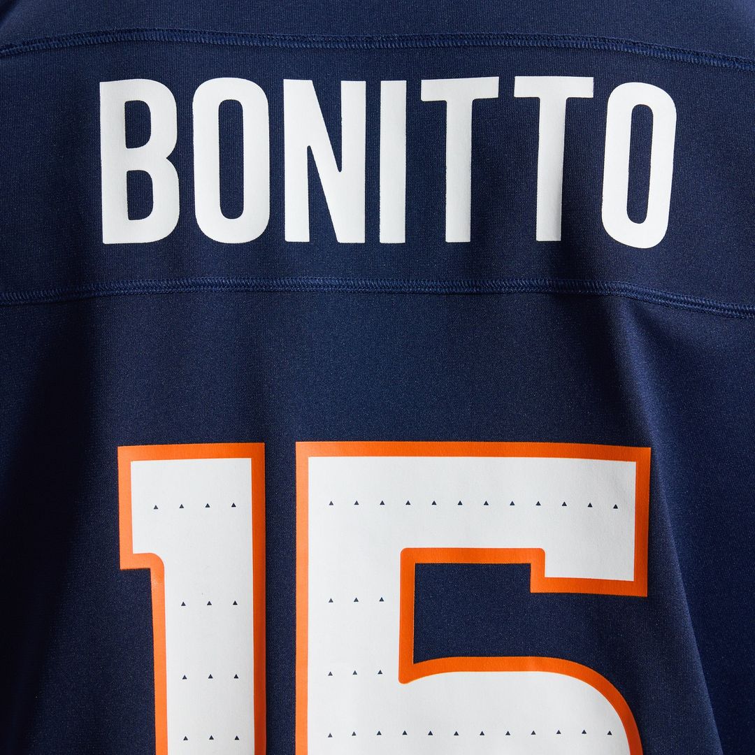 Denver Broncos Nik Bonitto Navy Alternate Game Jersey