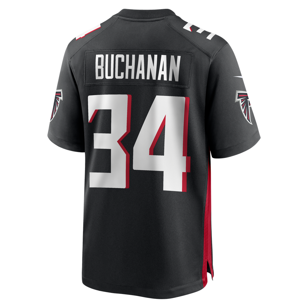Atlanta Falcons Ray Buchanan Black Game Retired Player Jersey