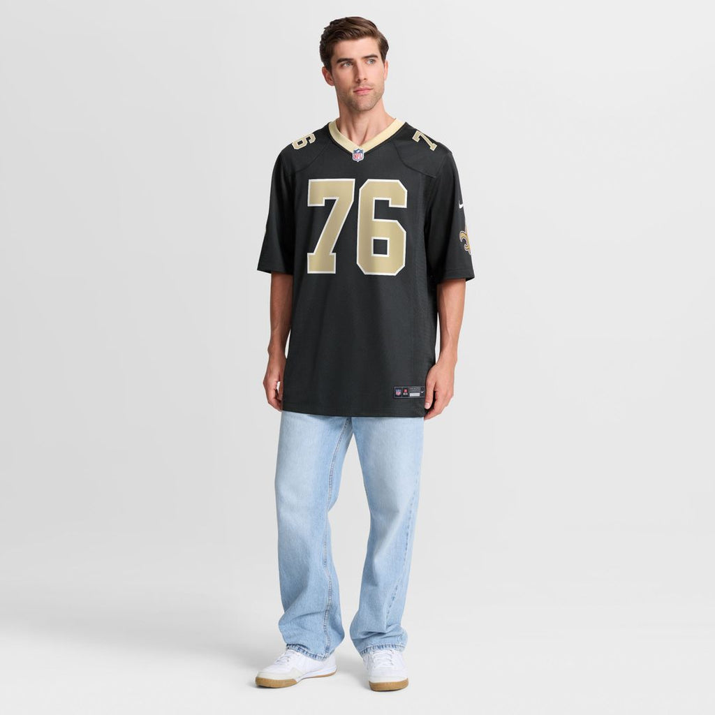 New Orleans Saints David Edwards Black Team Game Jersey