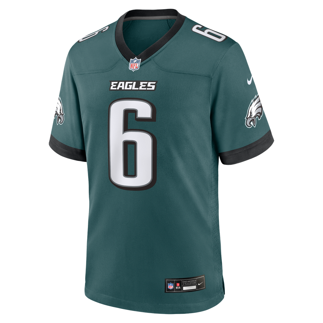 Philadelphia Eagles DeVonta Smith White Game Jersey