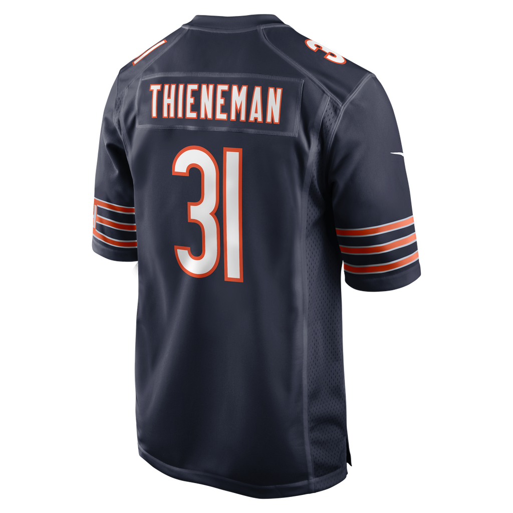 Chicago Bears Dillon Thieneman Navy Team Game Jersey