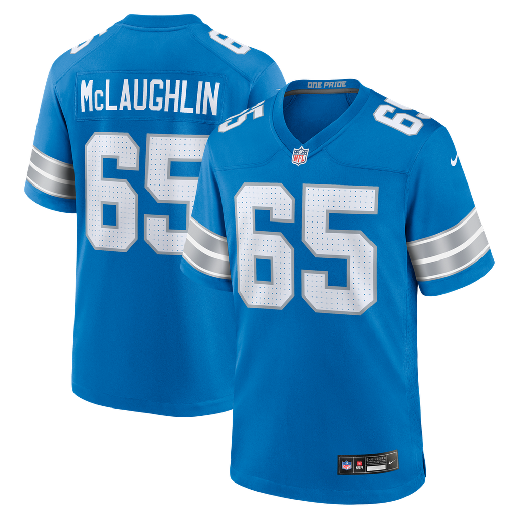 Detroit Lions Seth McLaughlin Blue Team Game Jersey