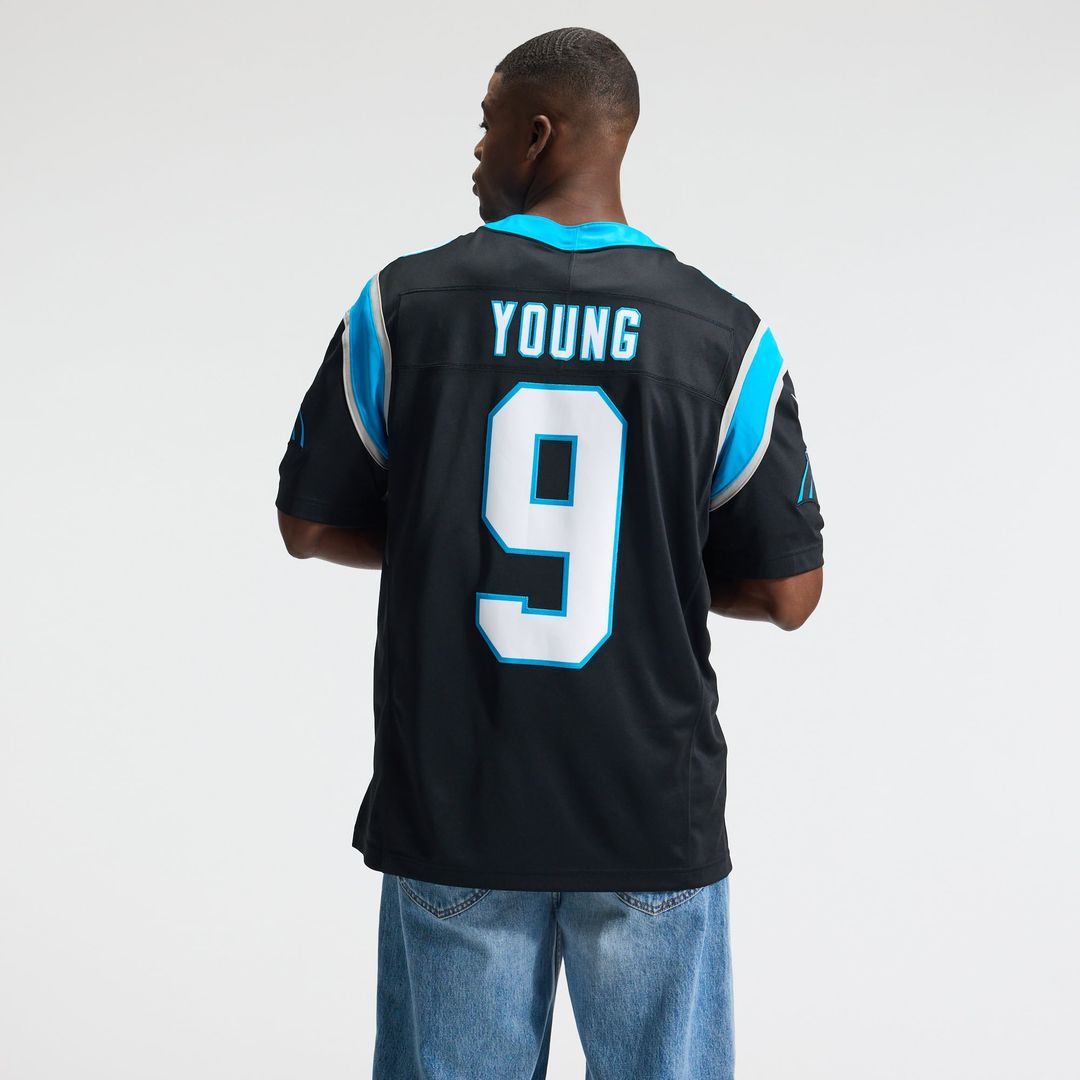 Carolina Panthers Bryce Young Blue Alternate Vapor F.U.S.E. Stitched Limited Jersey