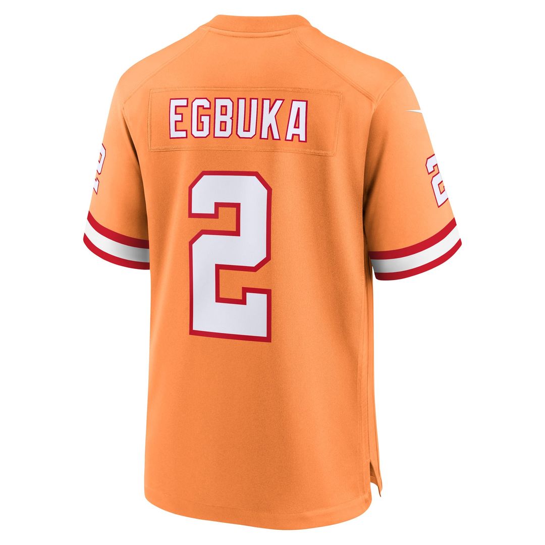 Tampa Bay Buccaneers Emeka Egbuka Red Team Game Jersey