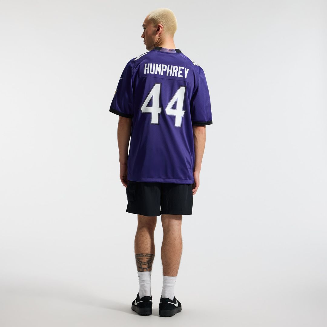 Baltimore Ravens Marlon Humphrey Purple Team Game Jersey